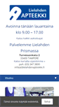 Mobile Screenshot of lielahdenapteekki.fi